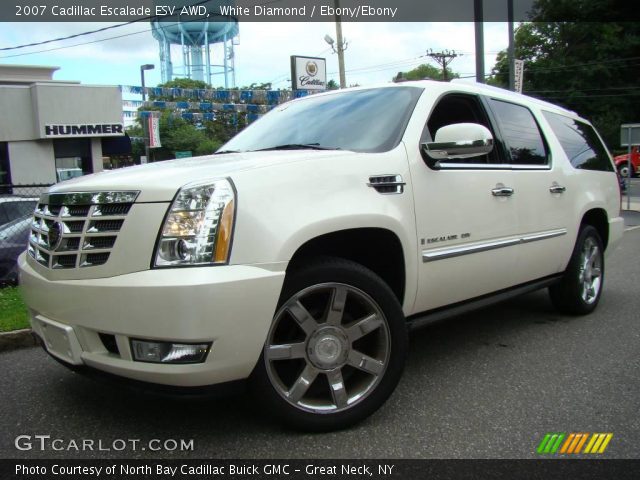2007 Cadillac Escalade ESV AWD in White Diamond