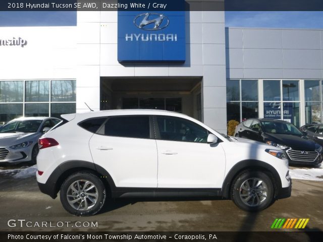2018 Hyundai Tucson SE AWD in Dazzling White