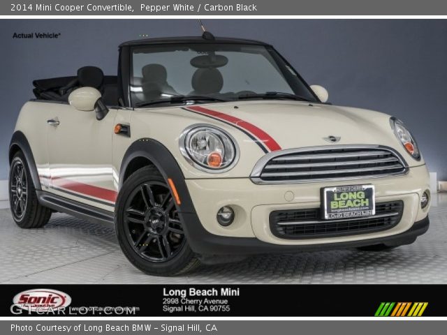 2014 Mini Cooper Convertible in Pepper White