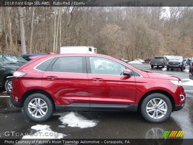 2018 Ford Edge SEL AWD in Ruby Red