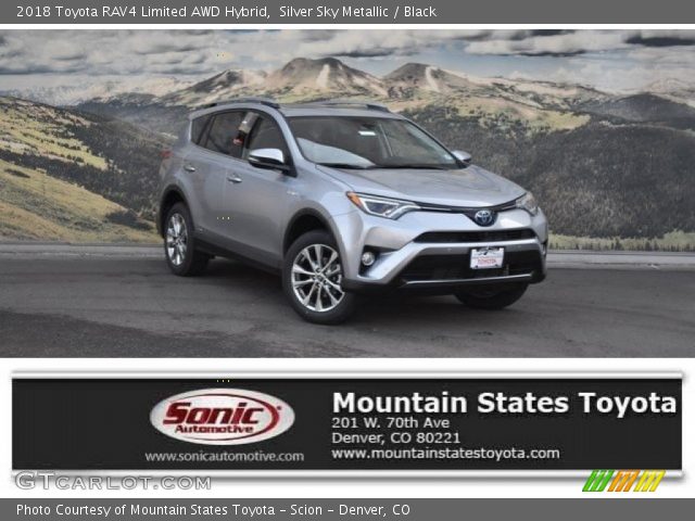 2018 Toyota RAV4 Limited AWD Hybrid in Silver Sky Metallic