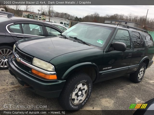 2003 Chevrolet Blazer LS 4x4 in Dark Green Metallic