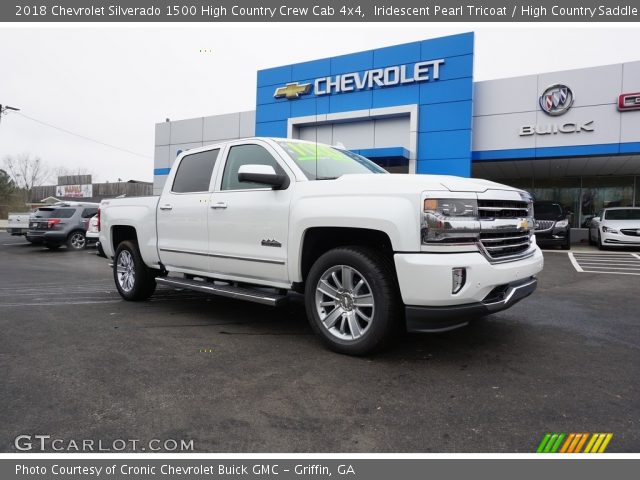 2018 Chevrolet Silverado 1500 High Country Crew Cab 4x4 in Iridescent Pearl Tricoat