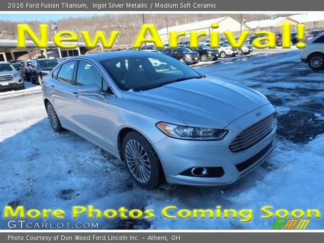 2016 Ford Fusion Titanium in Ingot Silver Metallic