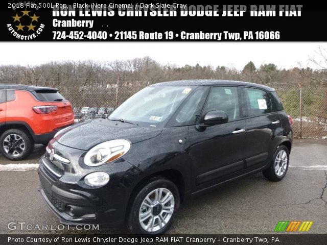 2018 Fiat 500L Pop in Black (Nero Cinema)