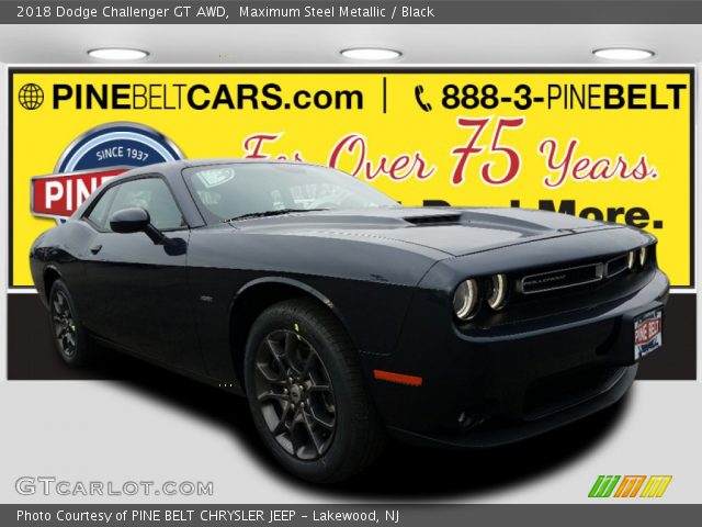 2018 Dodge Challenger GT AWD in Maximum Steel Metallic