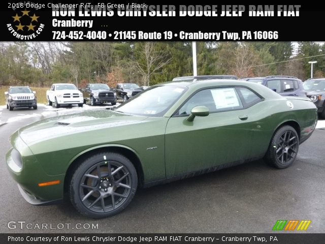 2018 Dodge Challenger R/T in F8 Green