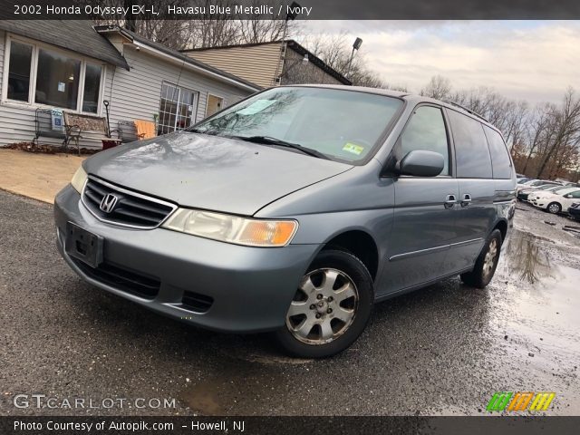 2002 Honda Odyssey EX-L in Havasu Blue Metallic