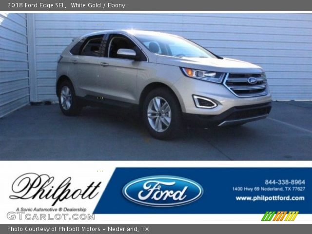 2018 Ford Edge SEL in White Gold