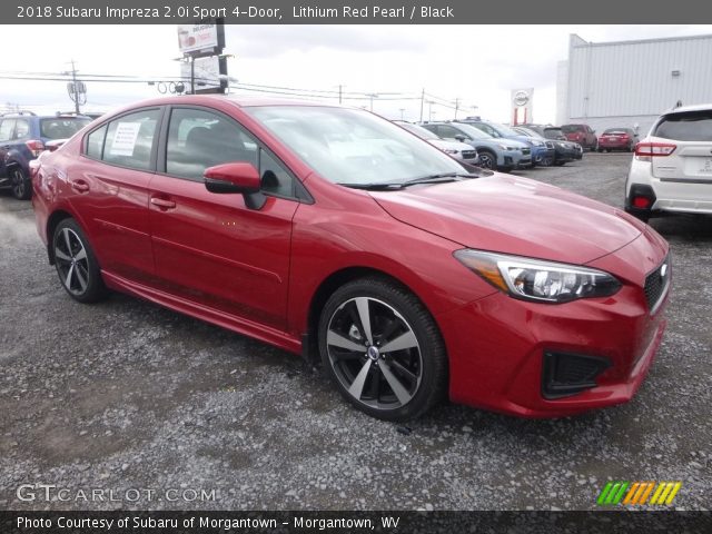 2018 Subaru Impreza 2.0i Sport 4-Door in Lithium Red Pearl