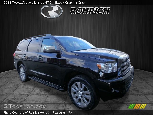 2011 Toyota Sequoia Limited 4WD in Black