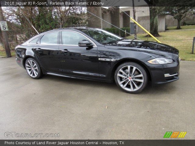 2018 Jaguar XJ R-Sport in Farallon Black Metallic