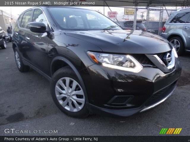 2015 Nissan Rogue S AWD in Midnight Jade