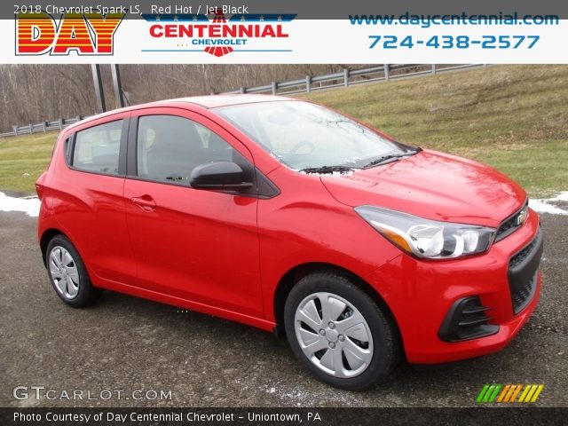2018 Chevrolet Spark LS in Red Hot