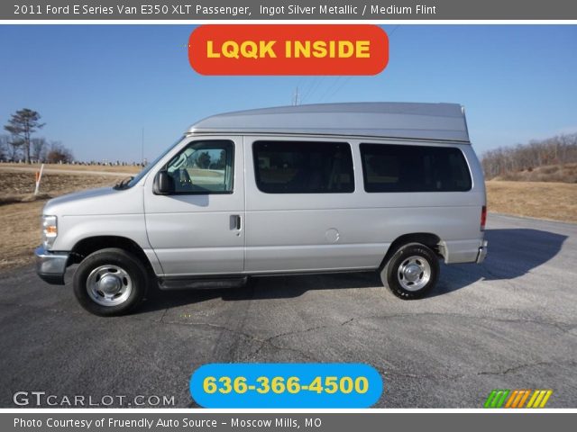 2011 Ford E Series Van E350 XLT Passenger in Ingot Silver Metallic