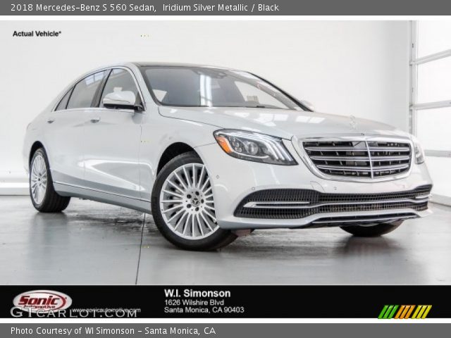 2018 Mercedes-Benz S 560 Sedan in Iridium Silver Metallic