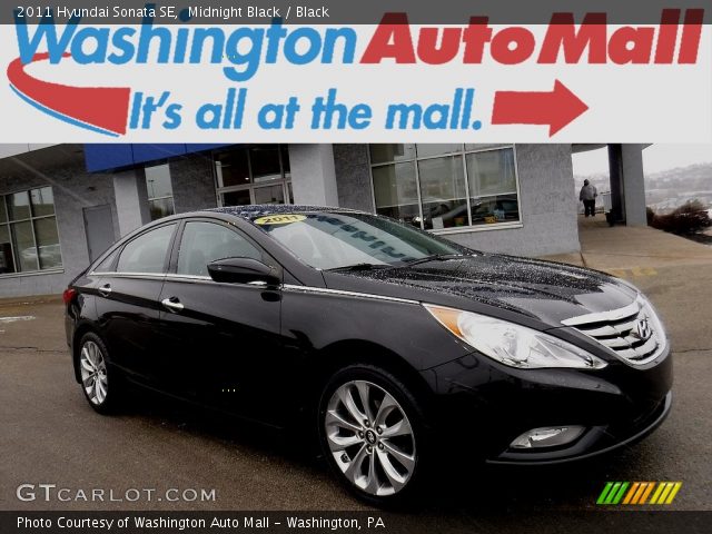 2011 Hyundai Sonata SE in Midnight Black