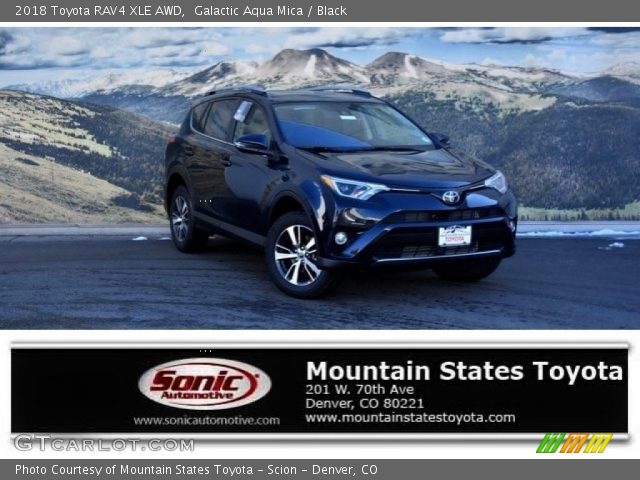 2018 Toyota RAV4 XLE AWD in Galactic Aqua Mica
