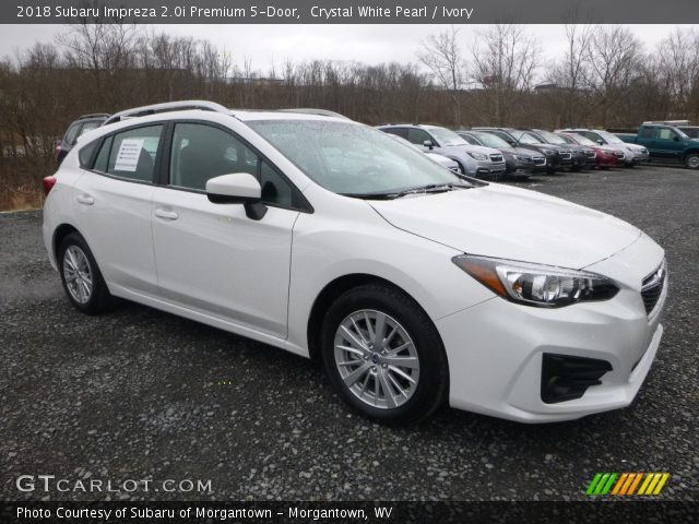 2018 Subaru Impreza 2.0i Premium 5-Door in Crystal White Pearl