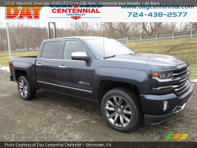 2018 Chevrolet Silverado 1500 LTZ Crew Cab 4x4 in Centennial Blue Metallic