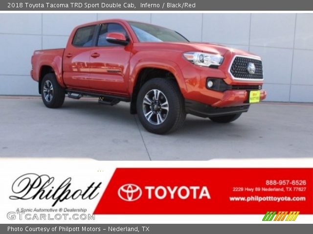 2018 Toyota Tacoma TRD Sport Double Cab in Inferno