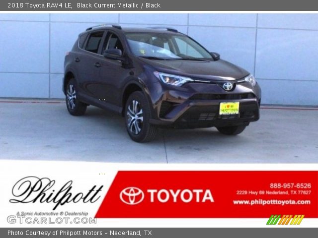 2018 Toyota RAV4 LE in Black Current Metallic
