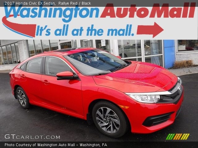 2017 Honda Civic EX Sedan in Rallye Red