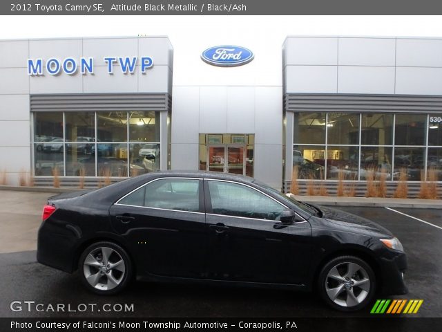 2012 Toyota Camry SE in Attitude Black Metallic