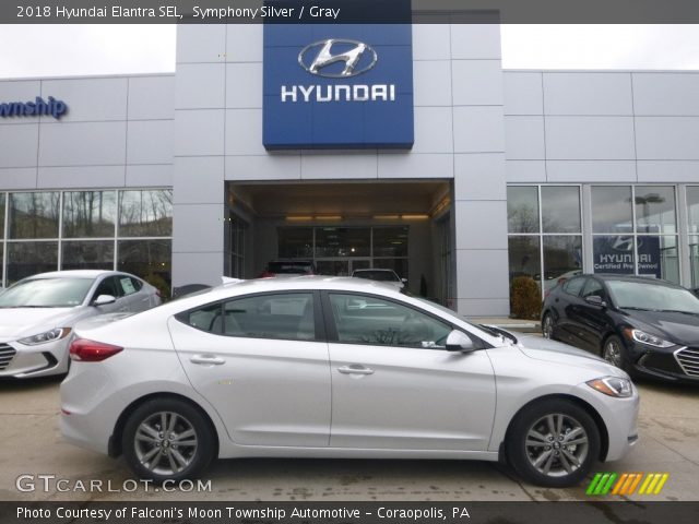 2018 Hyundai Elantra SEL in Symphony Silver