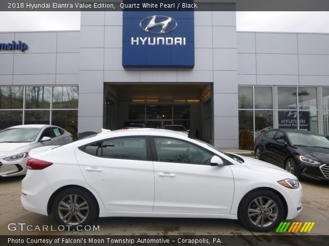 2018 Hyundai Elantra Value Edition in Quartz White Pearl