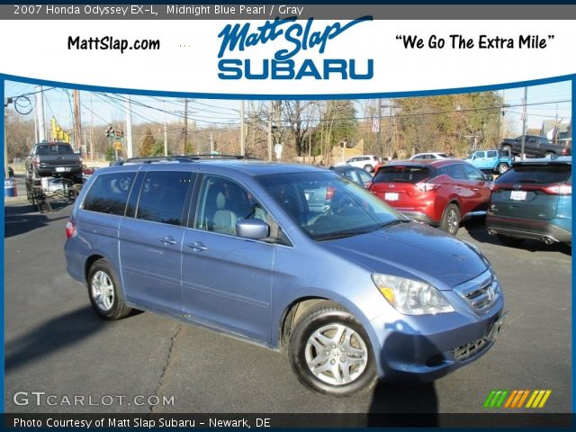 2007 Honda Odyssey EX-L in Midnight Blue Pearl