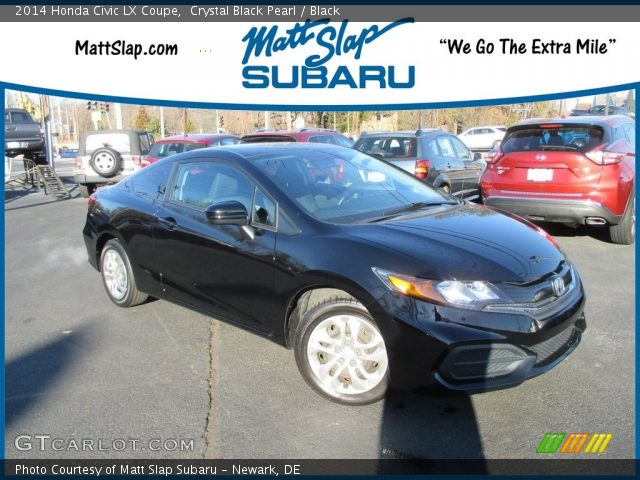 2014 Honda Civic LX Coupe in Crystal Black Pearl