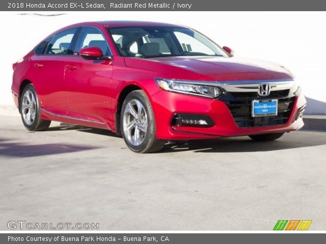 2018 Honda Accord EX-L Sedan in Radiant Red Metallic