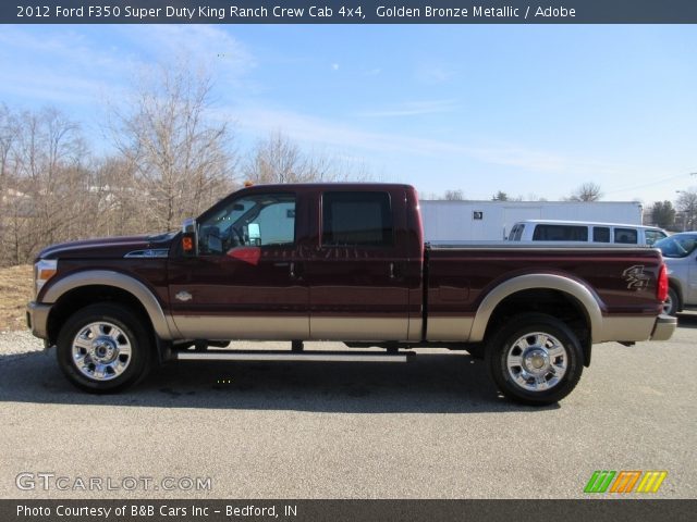 2012 Ford F350 Super Duty King Ranch Crew Cab 4x4 in Golden Bronze Metallic