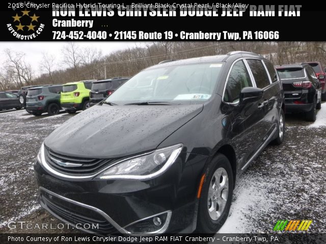 2018 Chrysler Pacifica Hybrid Touring L in Brilliant Black Crystal Pearl