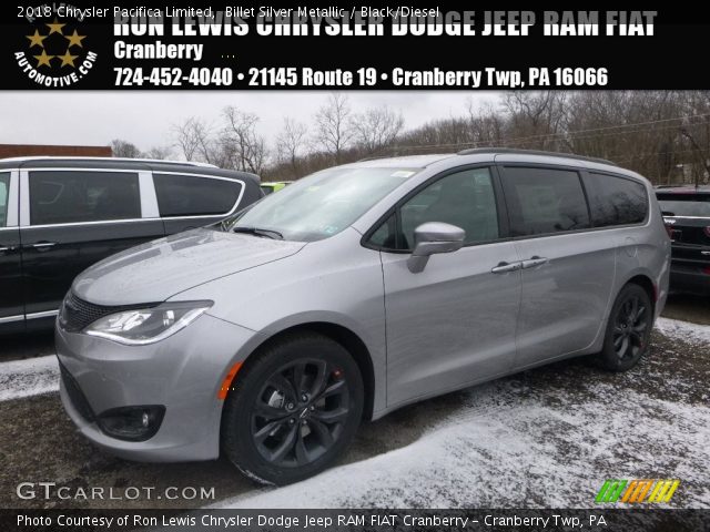 2018 Chrysler Pacifica Limited in Billet Silver Metallic