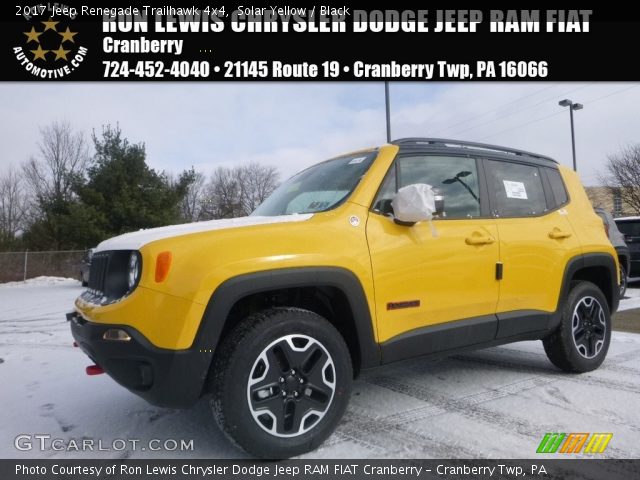 2017 Jeep Renegade Trailhawk 4x4 in Solar Yellow