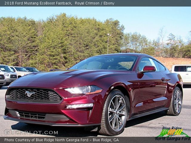 2018 Ford Mustang EcoBoost Fastback in Royal Crimson