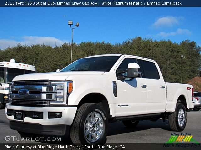 2018 Ford F250 Super Duty Limited Crew Cab 4x4 in White Platinum Metallic