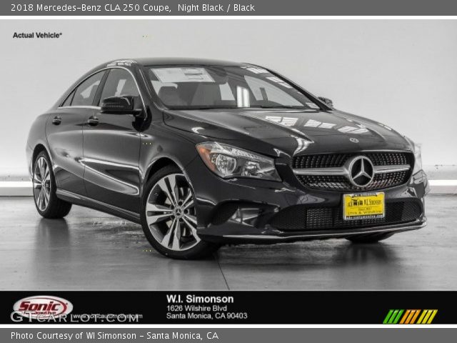 2018 Mercedes-Benz CLA 250 Coupe in Night Black