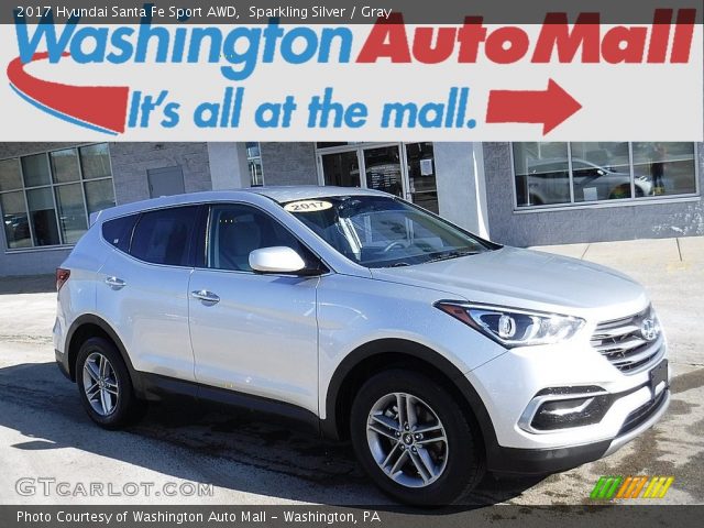 2017 Hyundai Santa Fe Sport AWD in Sparkling Silver