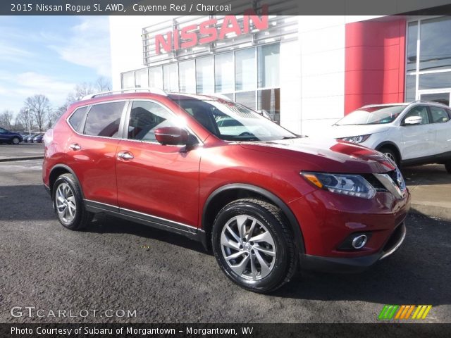 2015 Nissan Rogue SL AWD in Cayenne Red