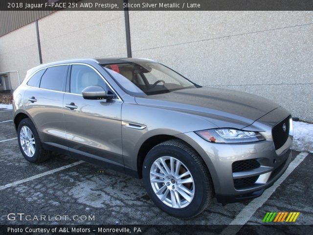 2018 Jaguar F-PACE 25t AWD Prestige in Silicon Silver Metallic