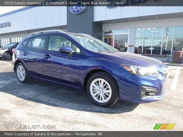 2018 Subaru Impreza 2.0i Premium 5-Door in Lapis Blue Metallic