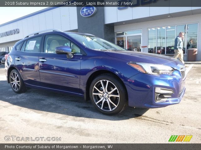 2018 Subaru Impreza 2.0i Limited 5-Door in Lapis Blue Metallic