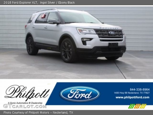 2018 Ford Explorer XLT in Ingot Silver