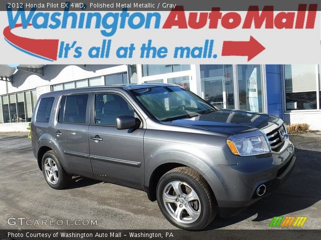 2012 Honda Pilot EX 4WD in Polished Metal Metallic