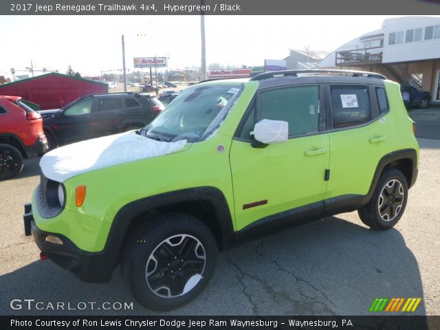 2017 Jeep Renegade Trailhawk 4x4 in Hypergreen