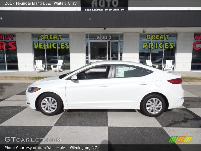 2017 Hyundai Elantra SE in White
