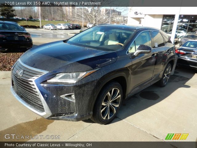 2018 Lexus RX 350 AWD in Nightfall Mica